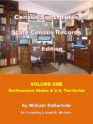Census Substitutes & State Census Records Vol 1 Northeastern States & US Territories