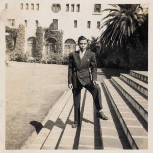 Ambrose Baggao on the courthouse steps