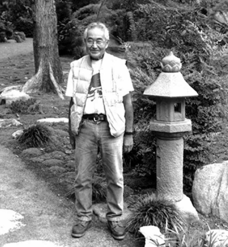 Frank Fujii at Lotusland