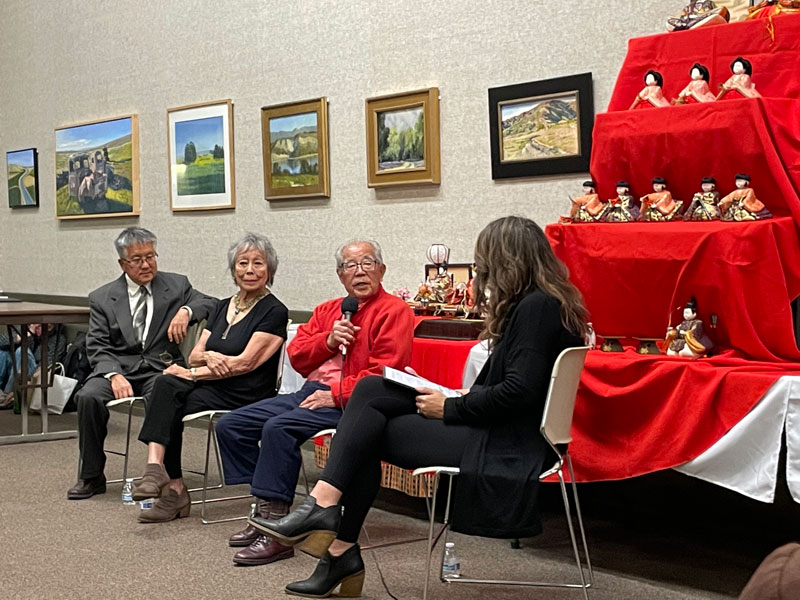 Panel on Japanese Internment, February 2023, Faulkner Library, Santa Barbara.