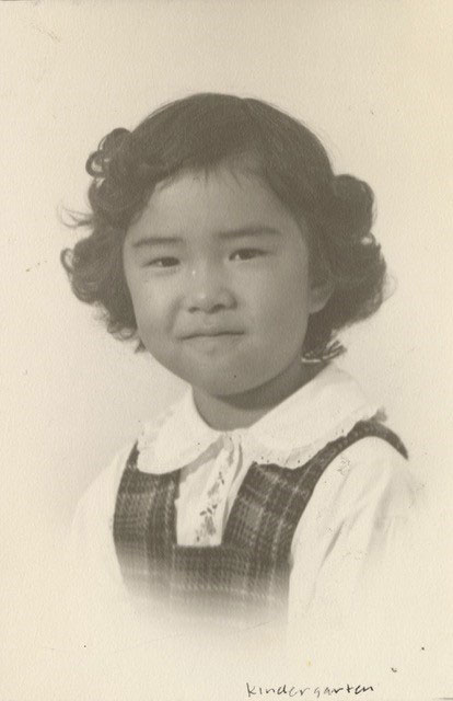 Gloria Nakagawa kindergarten photo, 1950