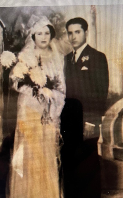 Wedding photo of Bernardo and Carmen Garcia