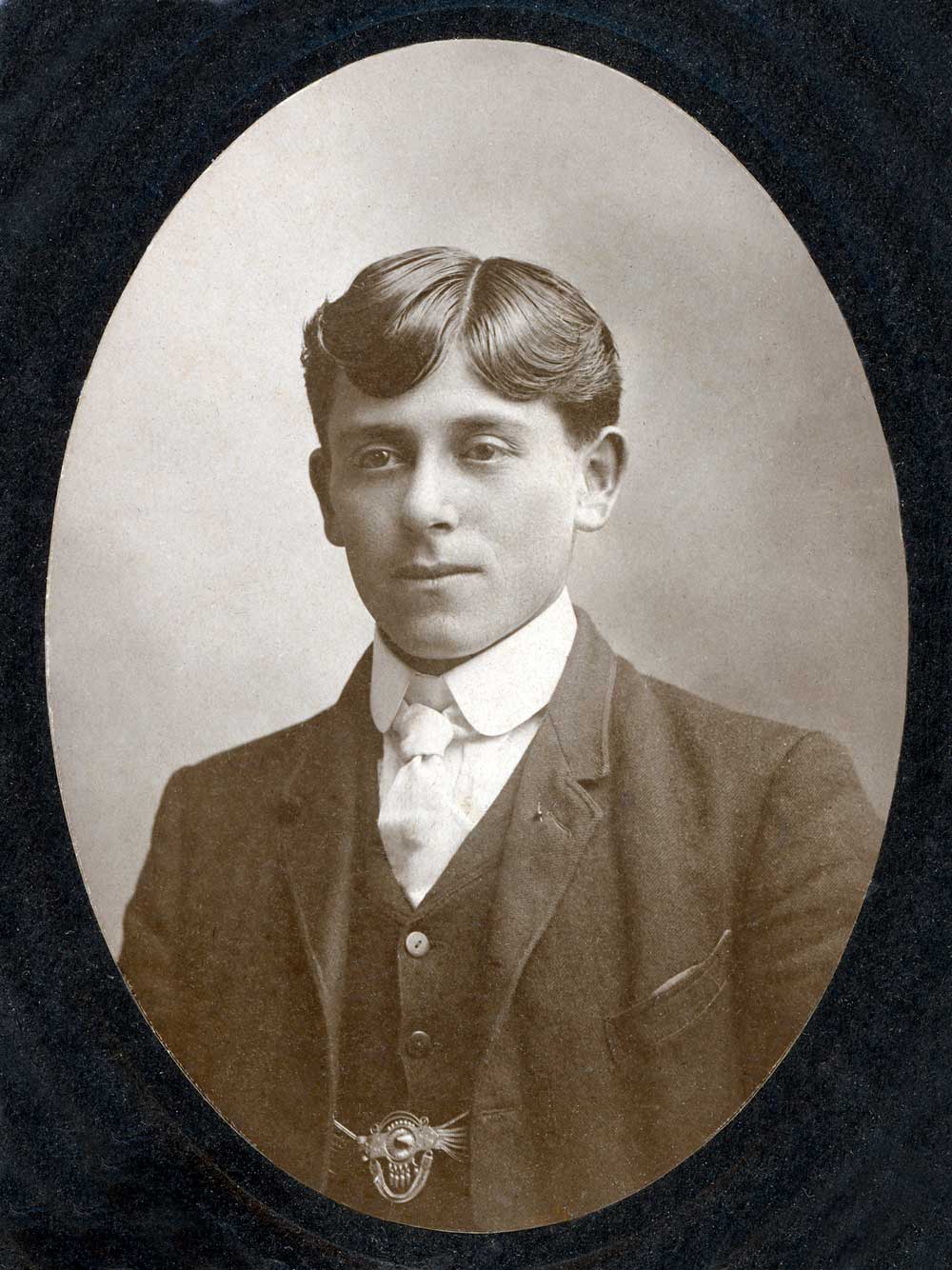 Vincente Fernando Ortega as a young man