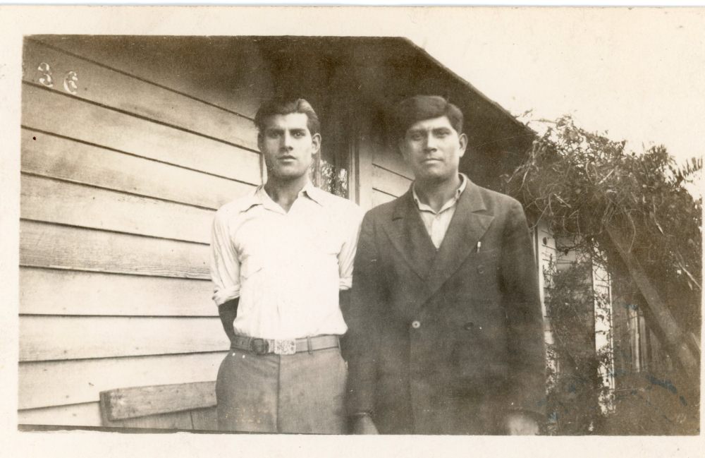 Alberto and his brother at 836 Laguna Street