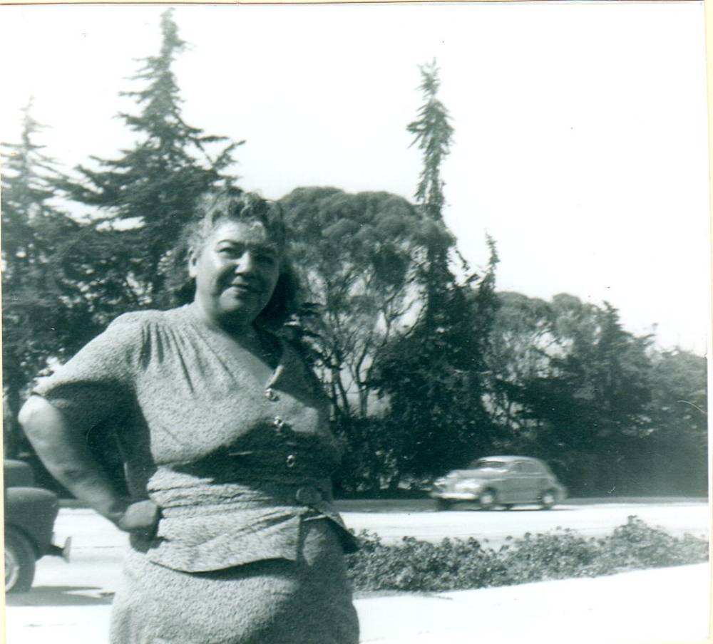 Grandma Amelia in Santa Barbara, 1955
