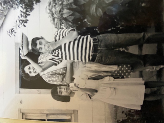 Carmen Garcia with daughter Gloria and son Ray