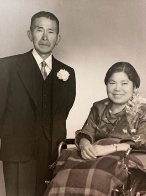 Ginzo and Kagi Nakada in 1953