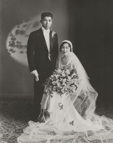 John and Alice Nakagawa on their wedding day in 1933